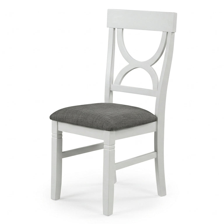 RUTHE White 18" Wide Dining Chair
