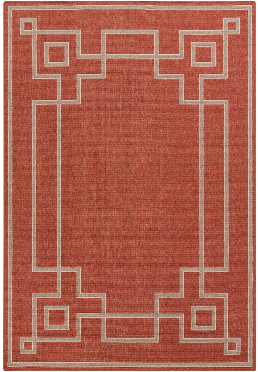 Raina Rust 5' x 7' Rug (Indoor/Outdoor)