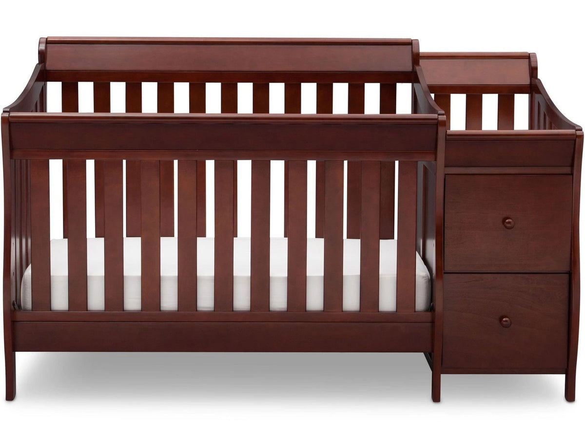 REECE Black Cherry Crib N Changer