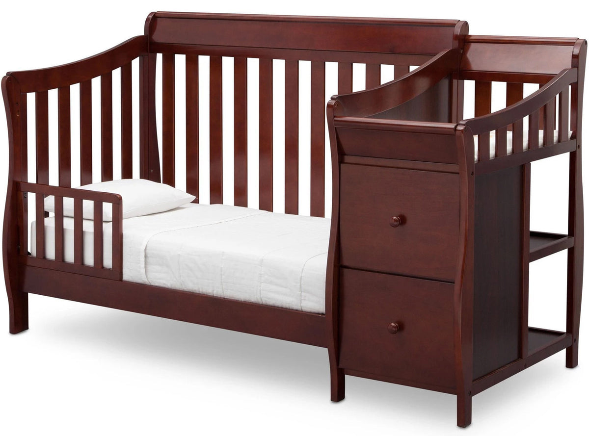 REECE Black Cherry Crib N Changer