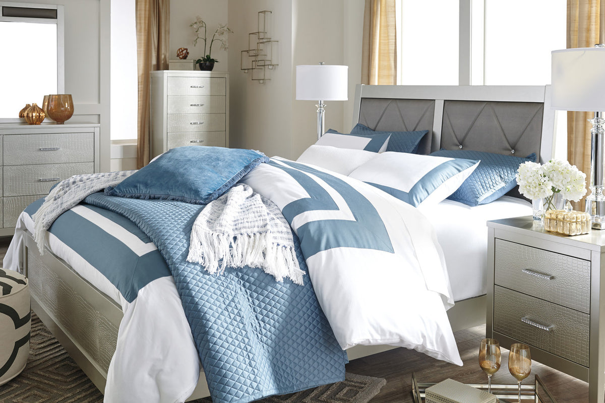 Rianni Silver Bedroom Set