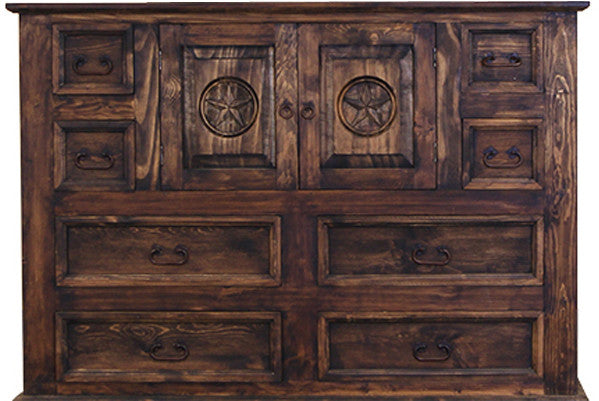 Riggins Brown Dresser & Mirror