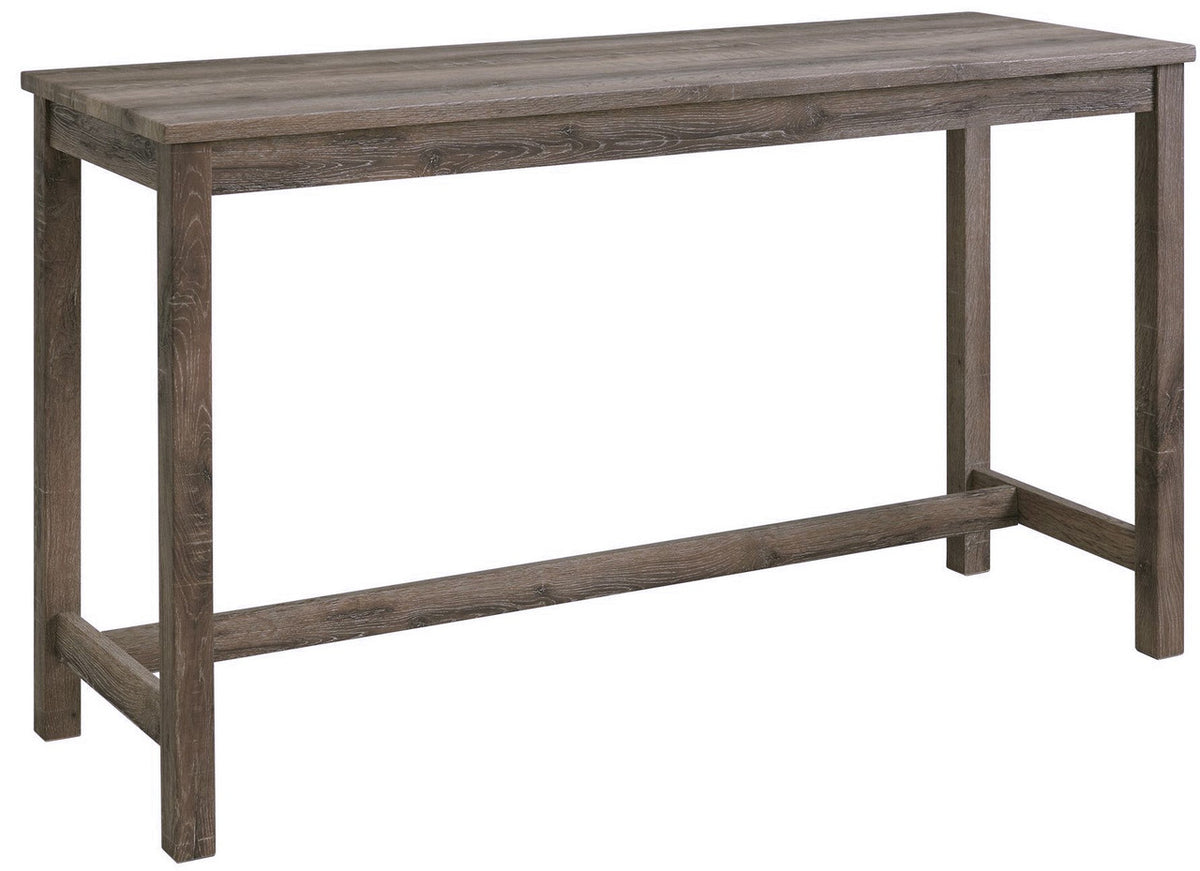 RILEY Gray 60" Wide 4 Piece Counter Set with USB Connection