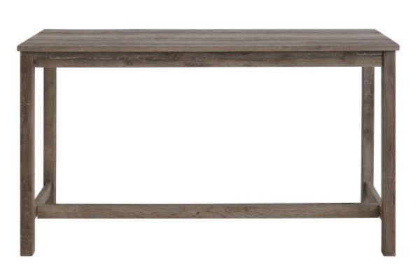 RILEY Gray 60" Wide 4 Piece Counter Set with USB Connection