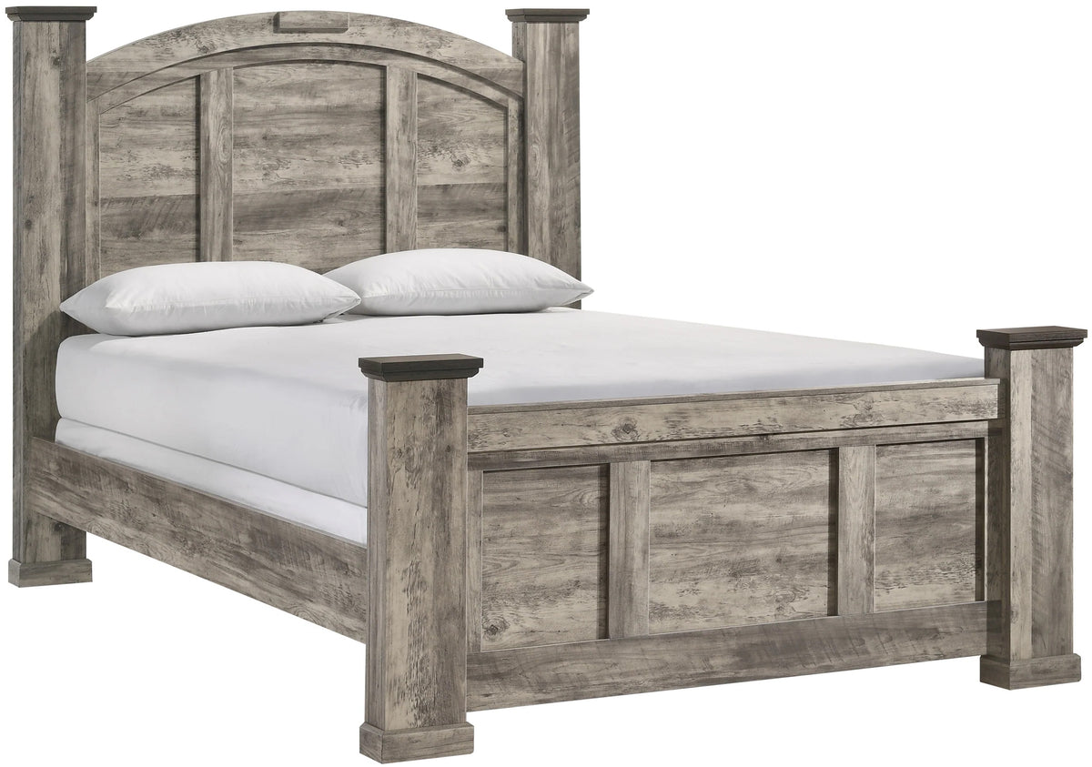 SABINE Gray 60" Height Poster Bed