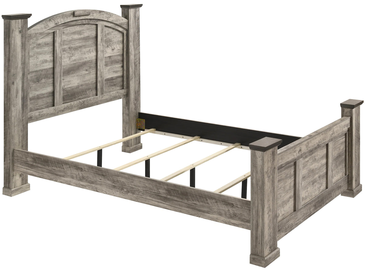 SABINE Gray 60" Height Poster Bed