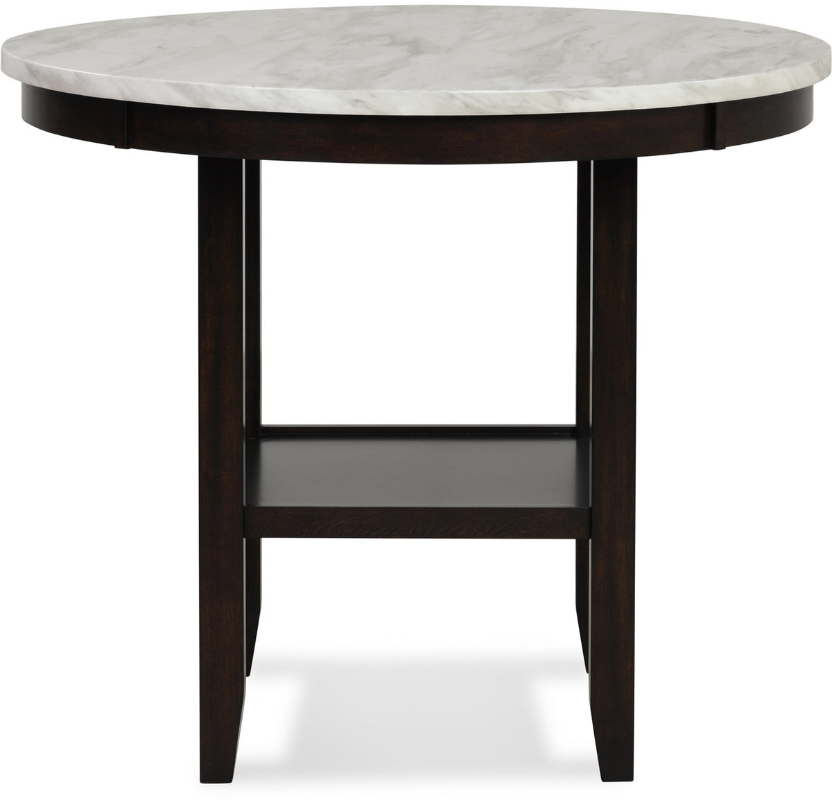 SAFIRE Black & White 5 Piece Counter Height Set