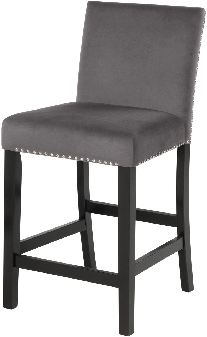 SAFIRE Gray & White 5 Piece Counter Height Set