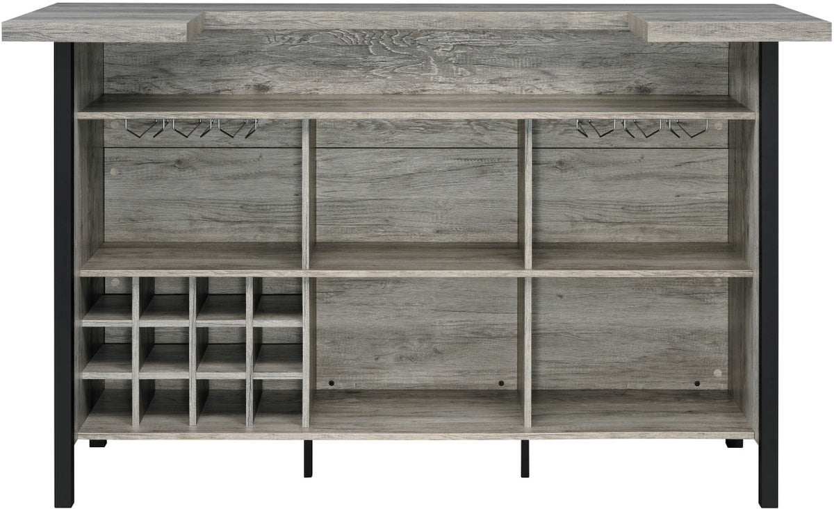 SANZ Gray 71" Wide Bar Unit