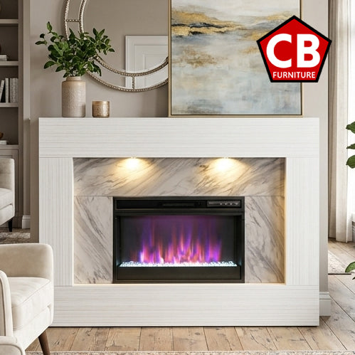 SEBASTIAN 55" Wide x 41" Height Fireplace