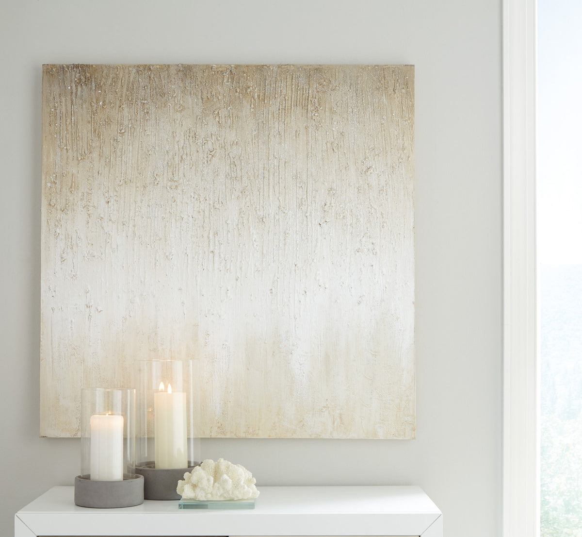 SHIMMER 35" Wide Wall Art