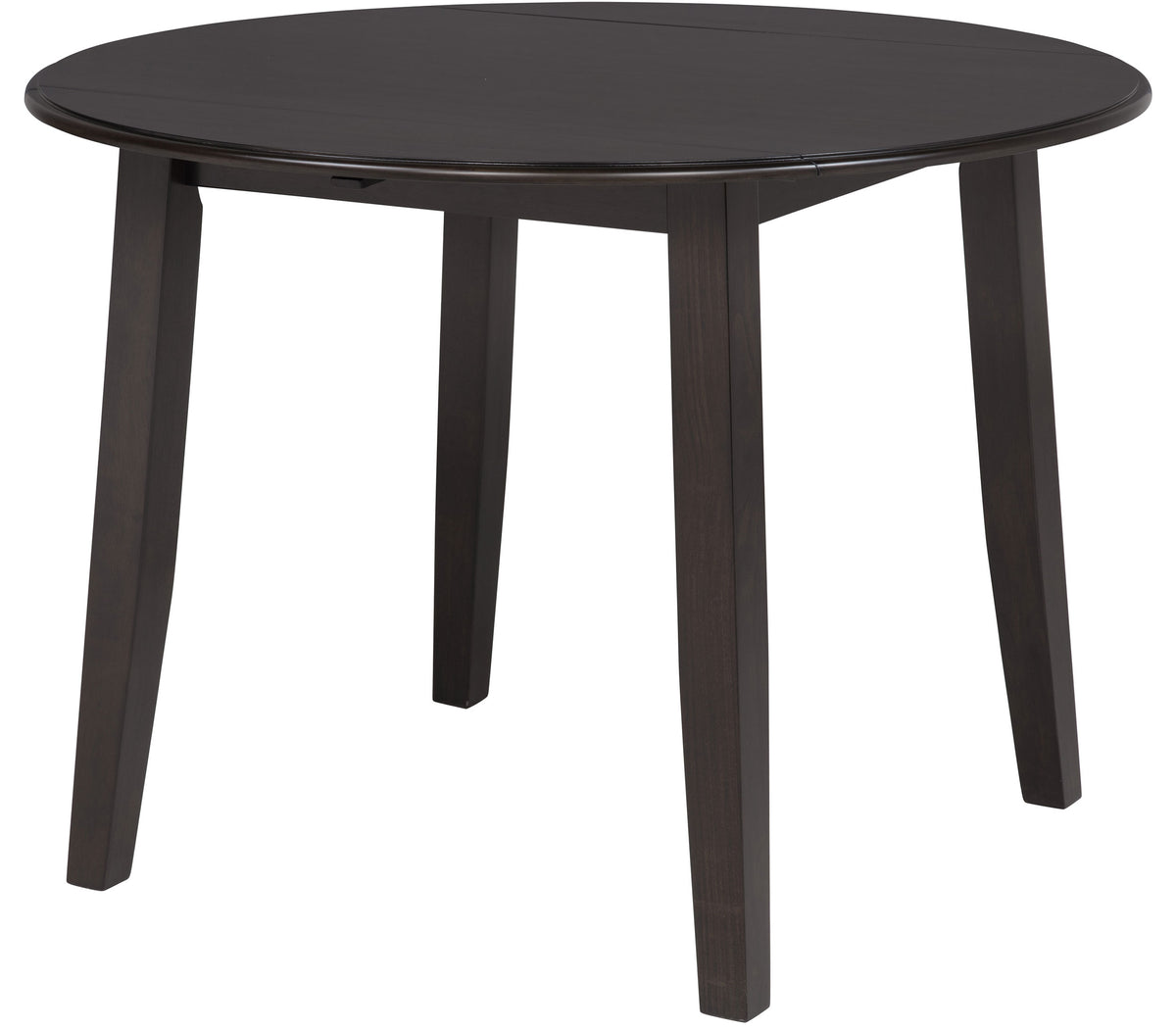 SIBLEY Black Coffee Brown 5 Piece Dining Set with Drop-Leafs