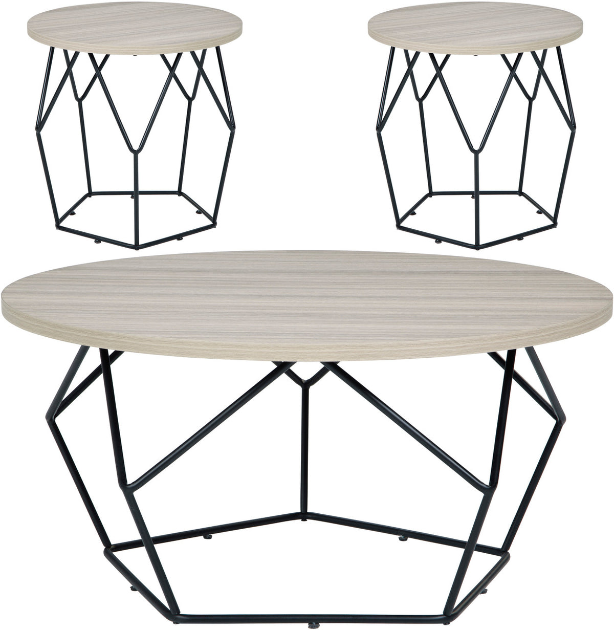 SILVANO Round 3 Piece Tables