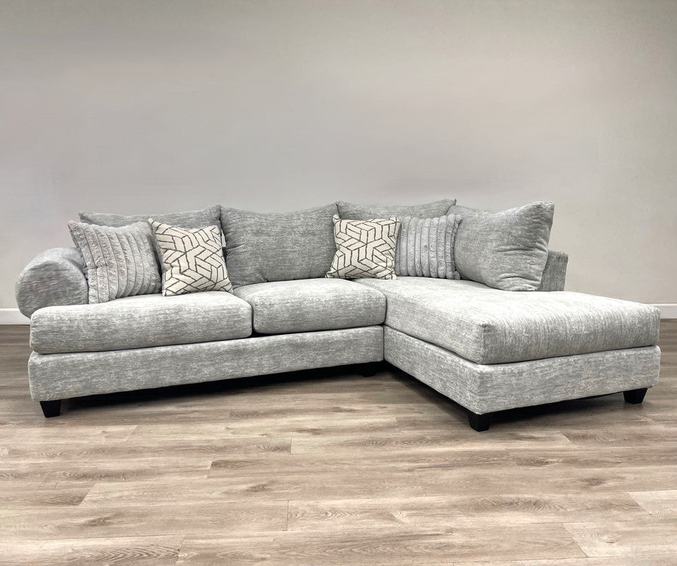 SORAYA Gray 120" Wide Sectional