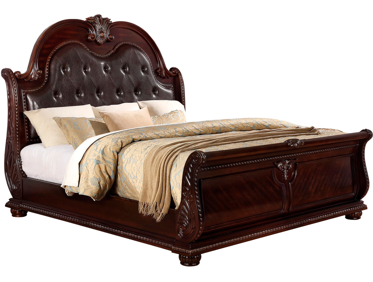 STANLEY B1600 Dark Cherry Bedroom Set