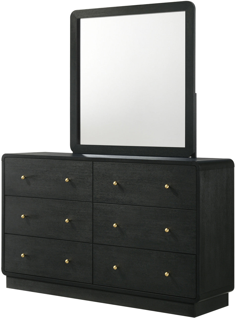 STAVER Black 59" x 72" Height Dresser & Mirror