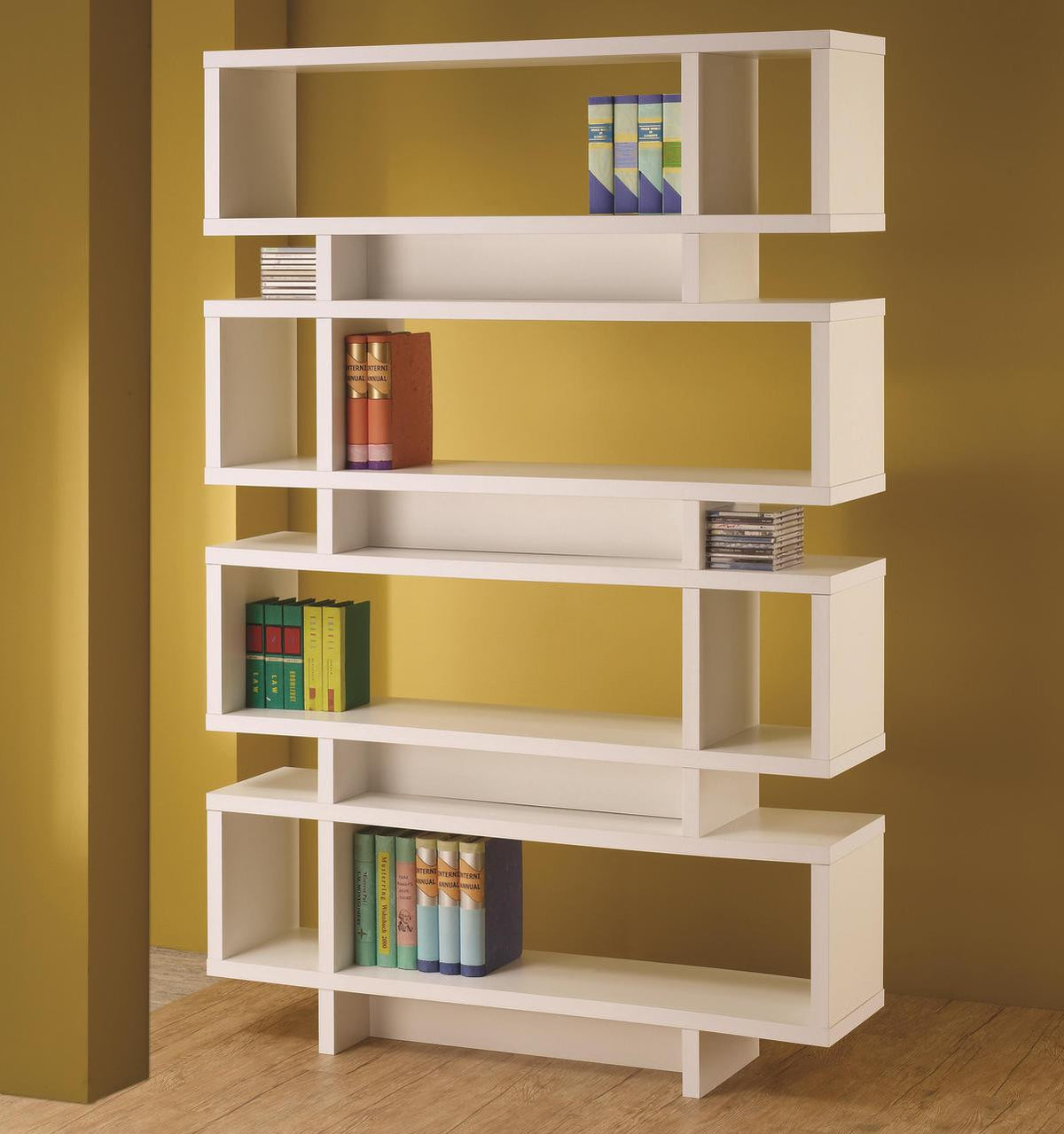 Sable White Bookcase