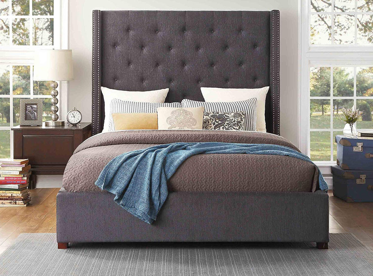 SAMARA Dark Gray Bed