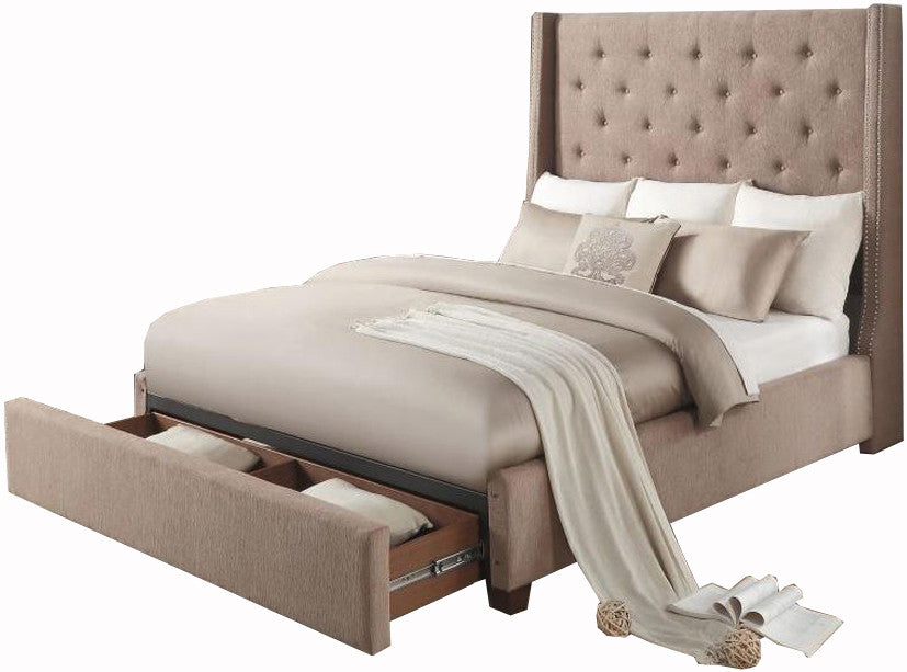 SAMARA Brown Storage Bed