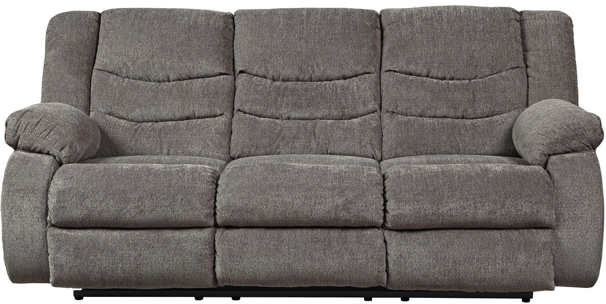 SARGE Gray 87" Wide Reclining Sofa