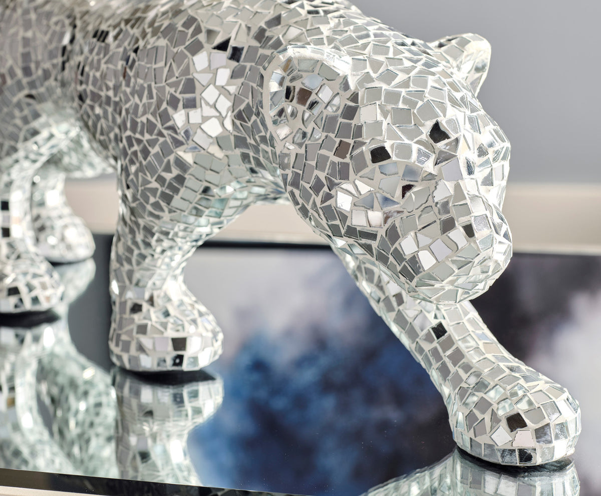SILAS 30" Wide Panther Sculpture