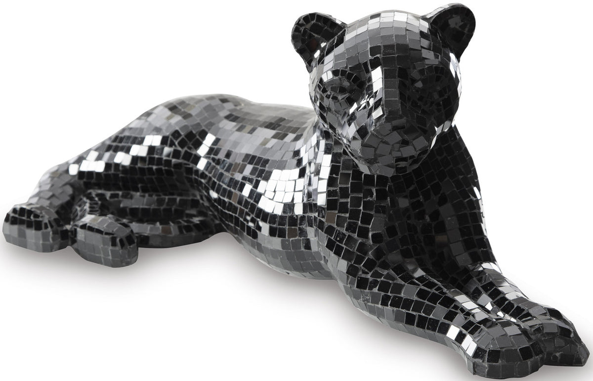SILAS 25" Wide Black Panther Sculpture