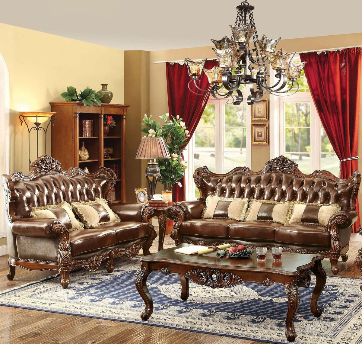 SOUTHAMPTON Leather Sofa & Loveseat