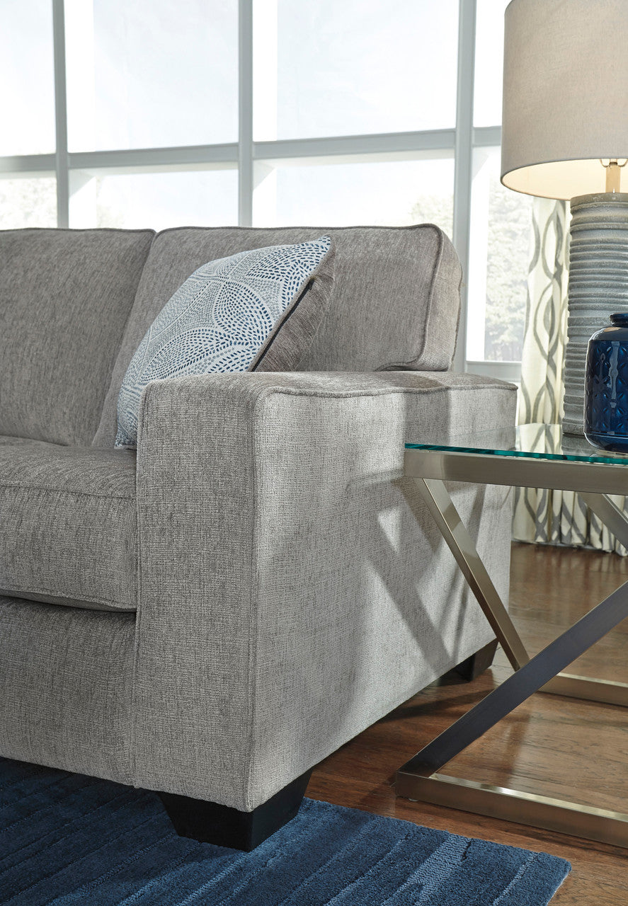 STELLAR Nickel 112" Wide Queen Sleeper Sectional