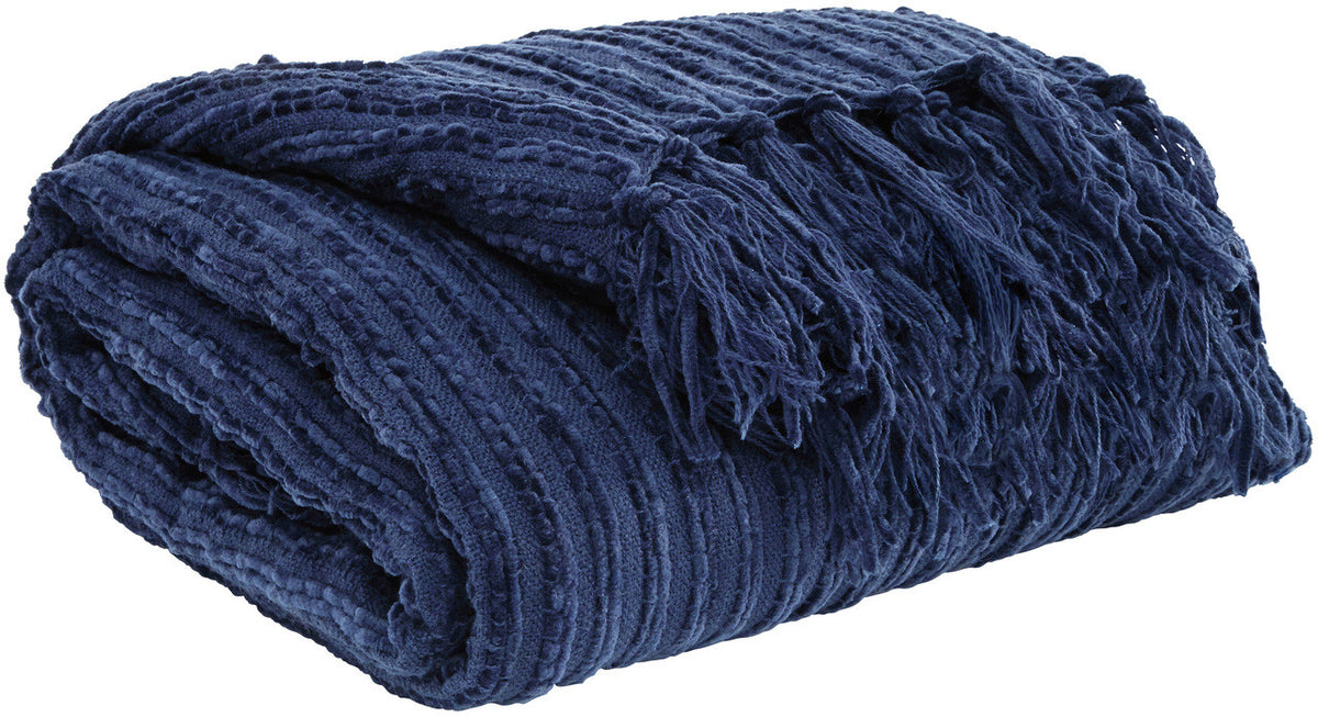 Tabby Blue Decorative Throw
