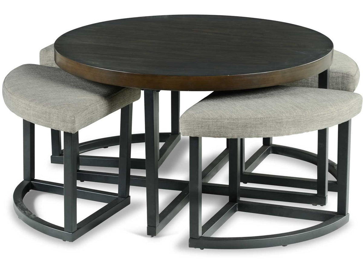 TAMA 36" Wide Coffee Table with Stools