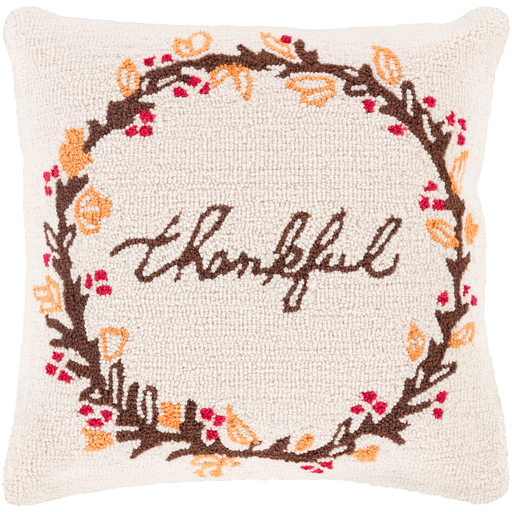 Designer "Thankful" Throw Pillow