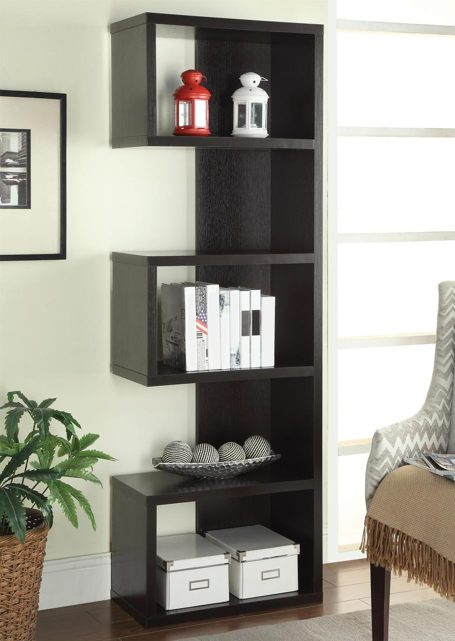 Theo Cappuccino Bookcase