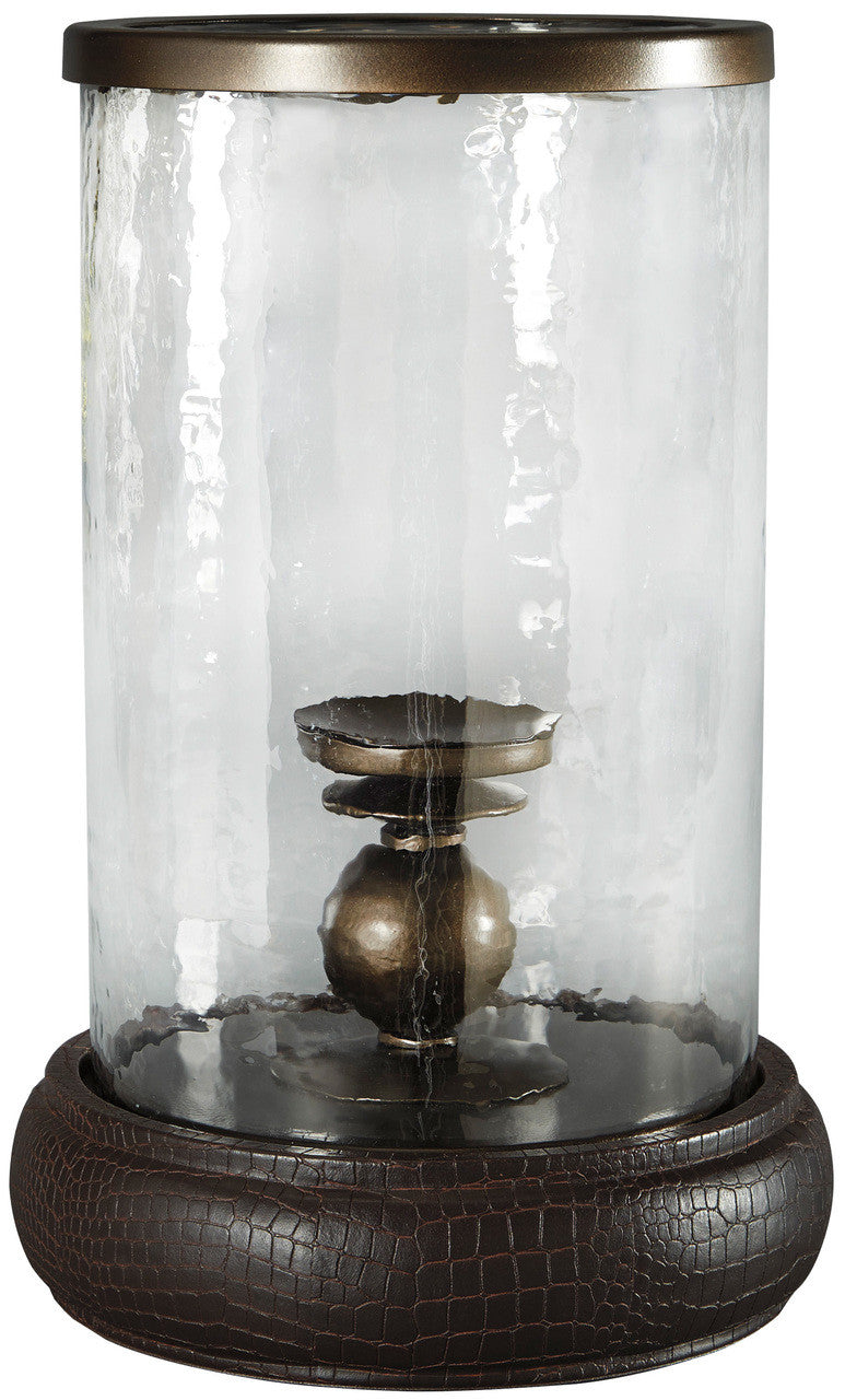 ULYSSES Bronze 11" x 17" Height Candle Holder
