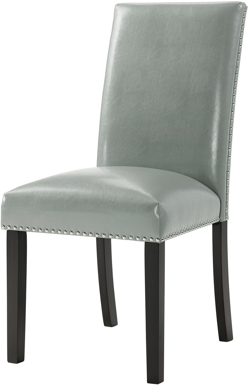 VALERY Gray Faux Leather 20" Wide Dining Chair