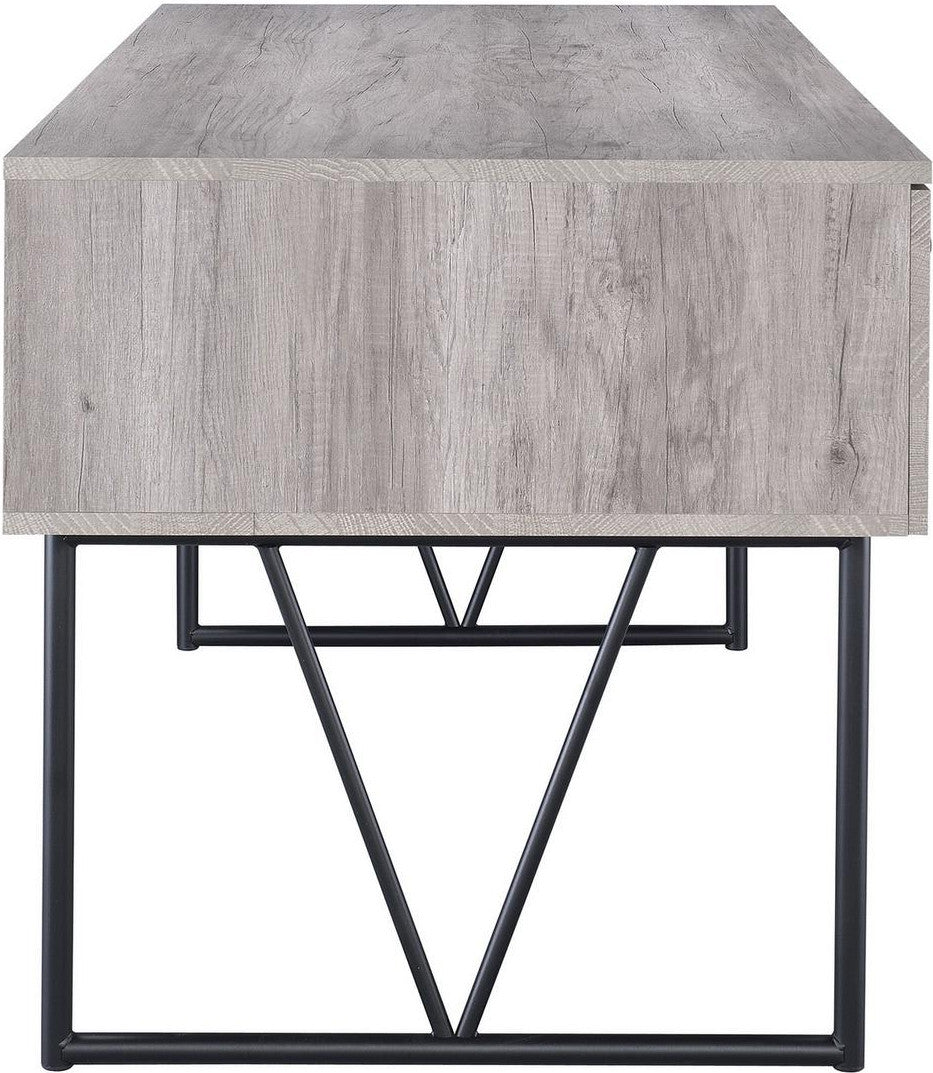 VARELA Gray 63" Wide Computer Desk (RTA)