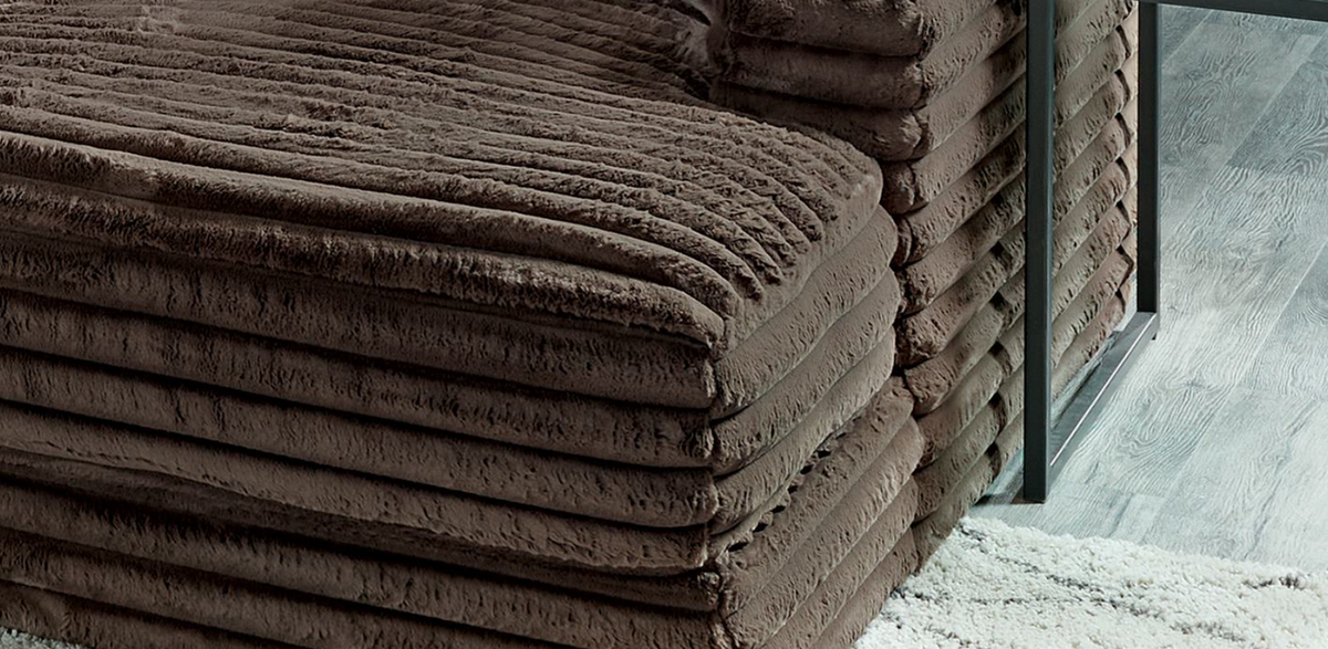 Vancho Chocolate Double Chaise Lounger
