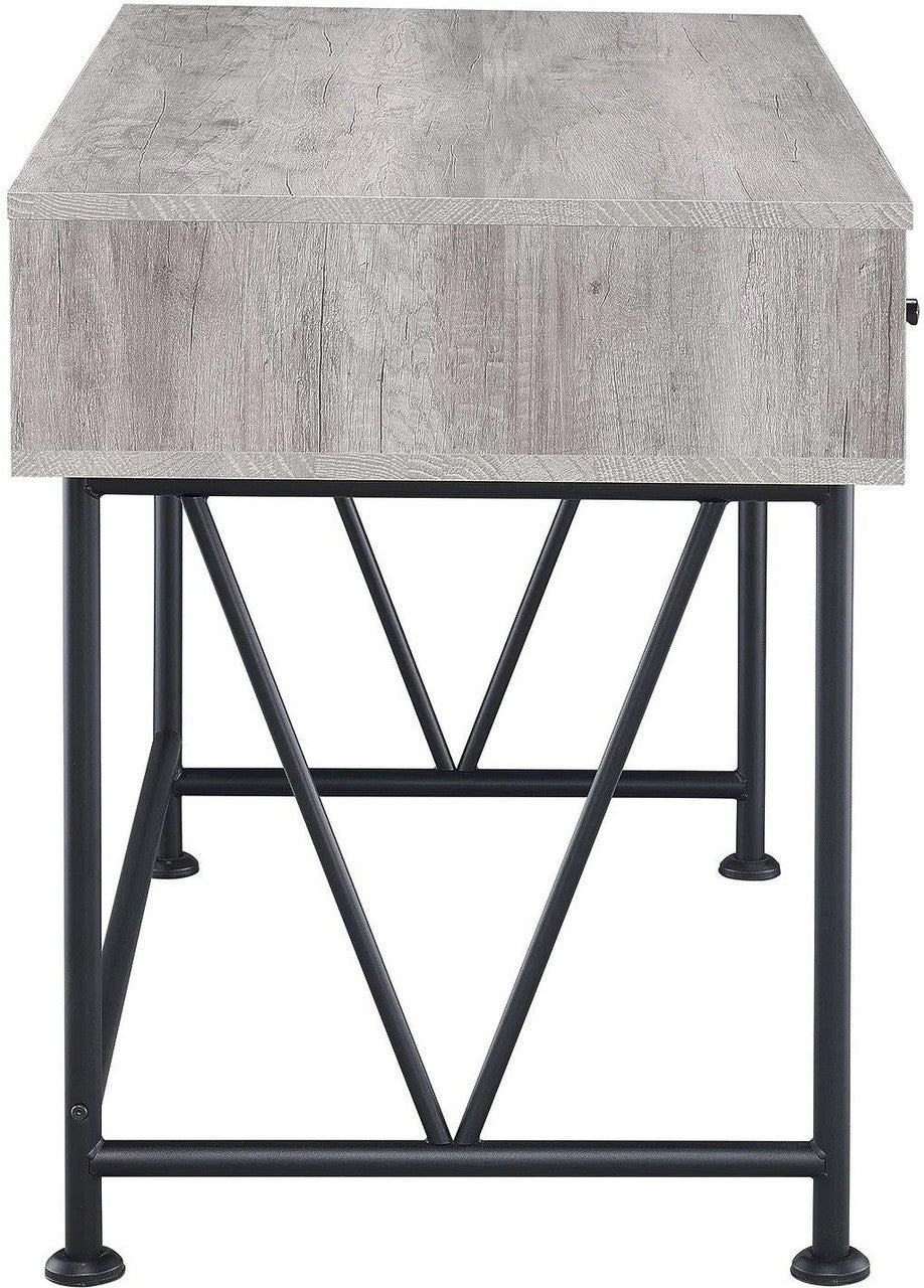 VARELA Gray 47" Wide Desk (RTA)