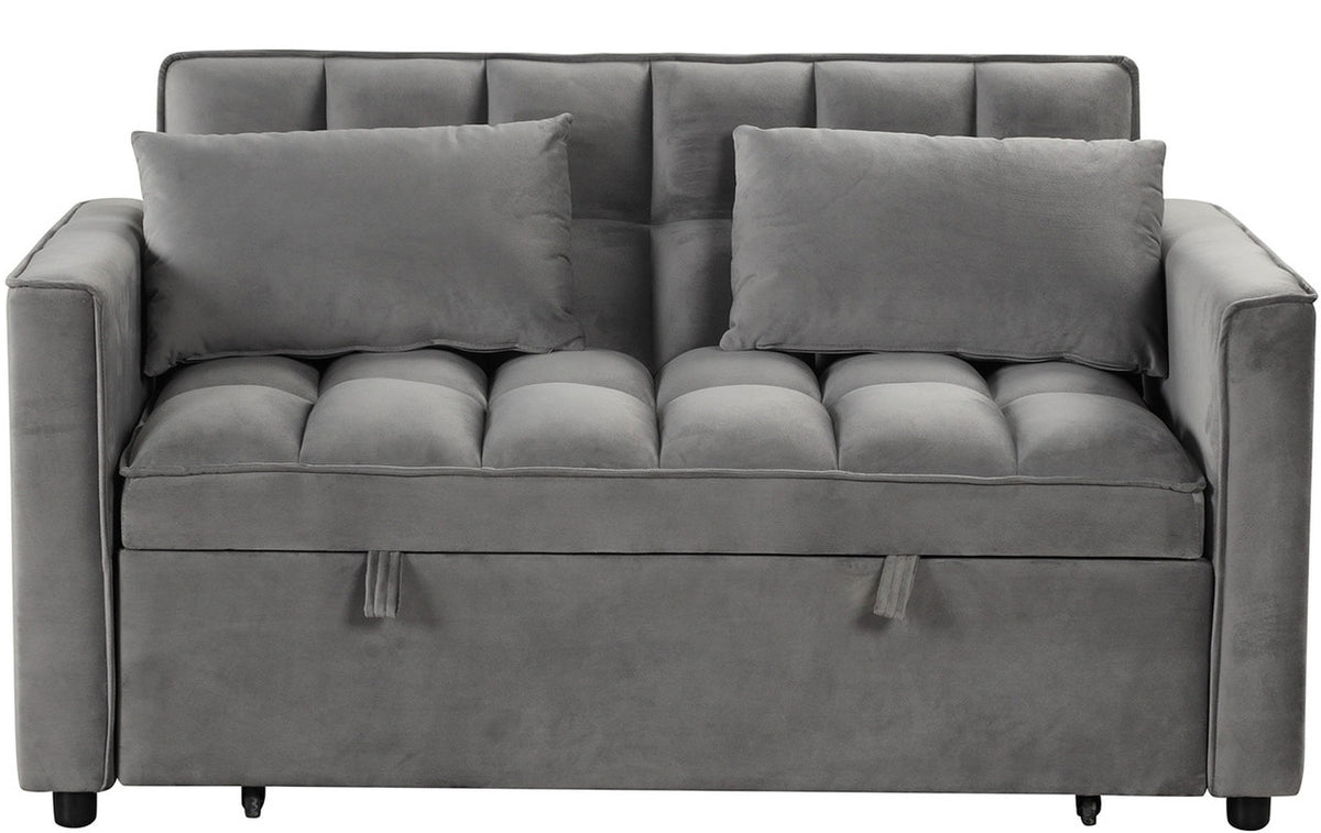 WAILEA Gray 55" Wide Sofa Sleeper