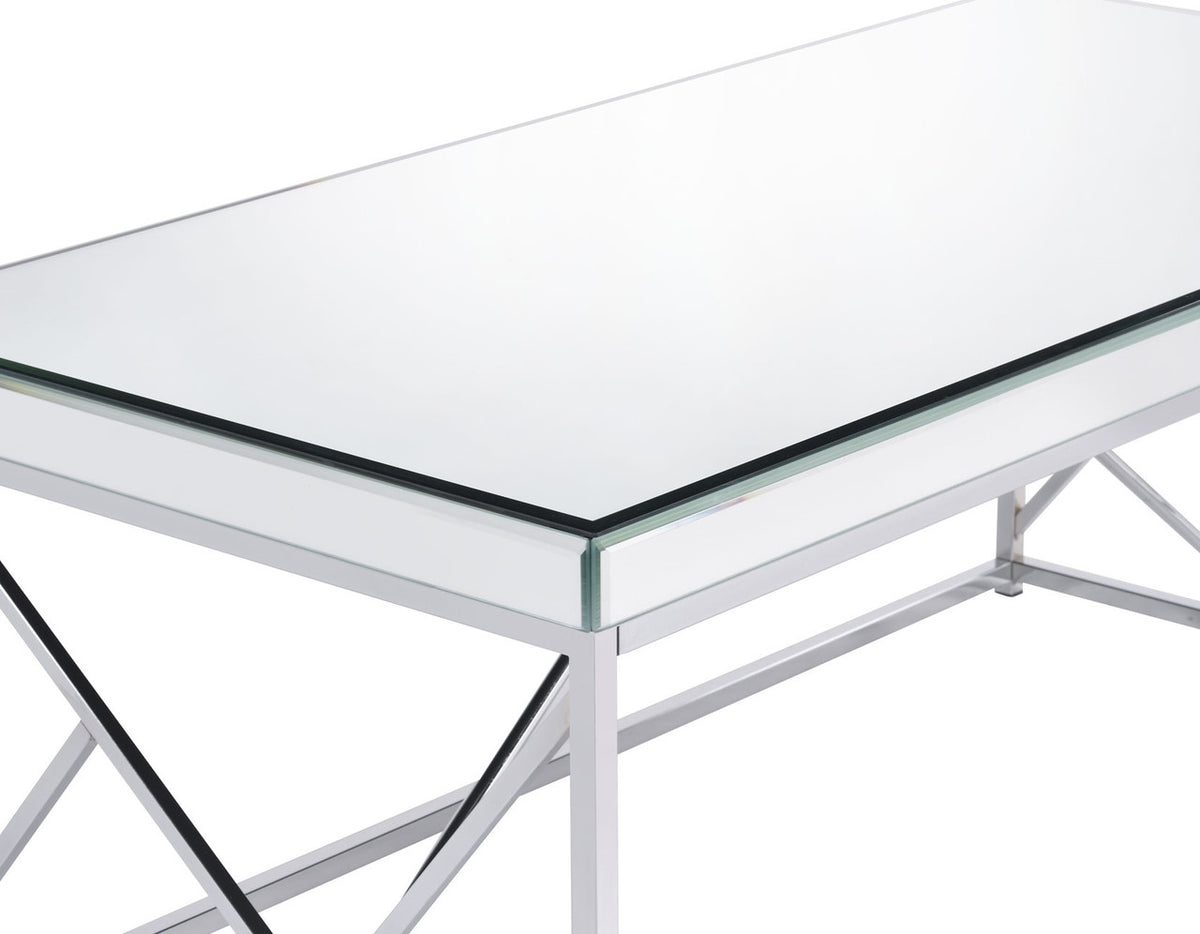 WALTZER Mirrored 23" Wide End Table