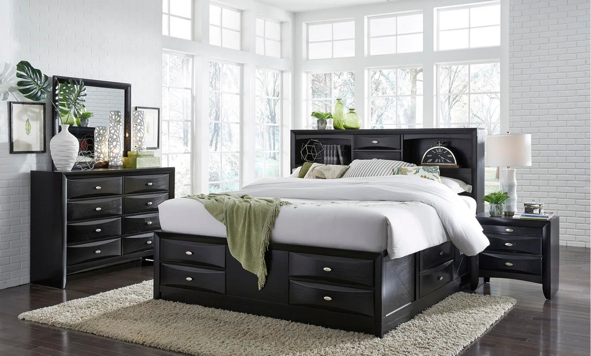 WATSON Black Storage Bedroom