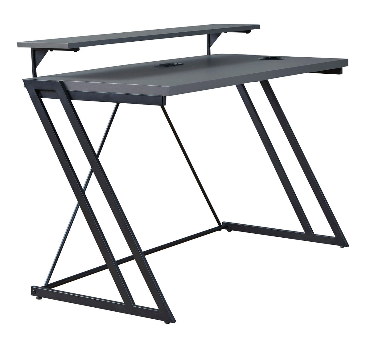 WILBUR LED Desk with AC Outlets & USB ports