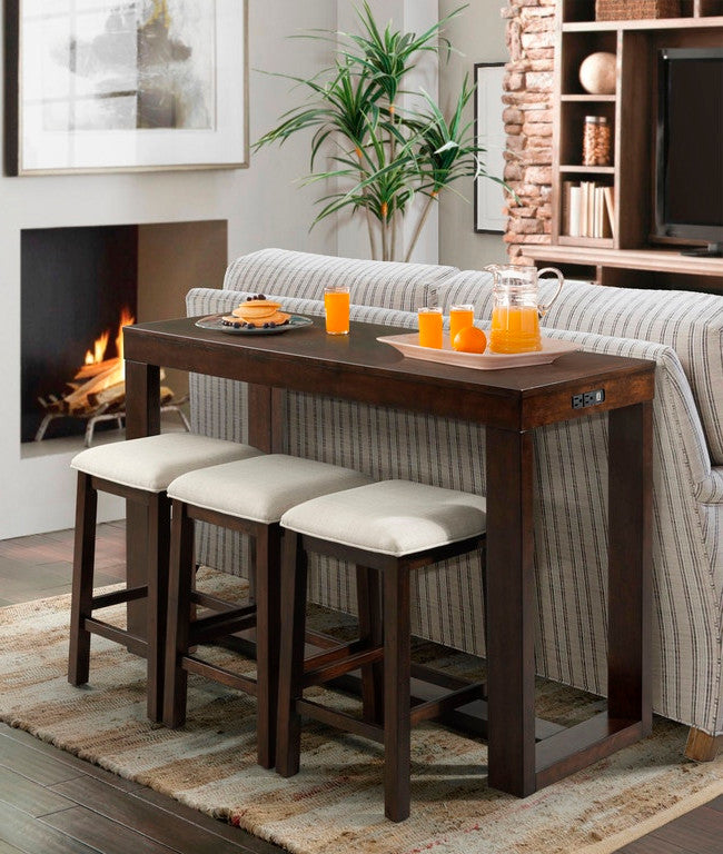 WYATT 4 Piece Dining Set with USB Connection