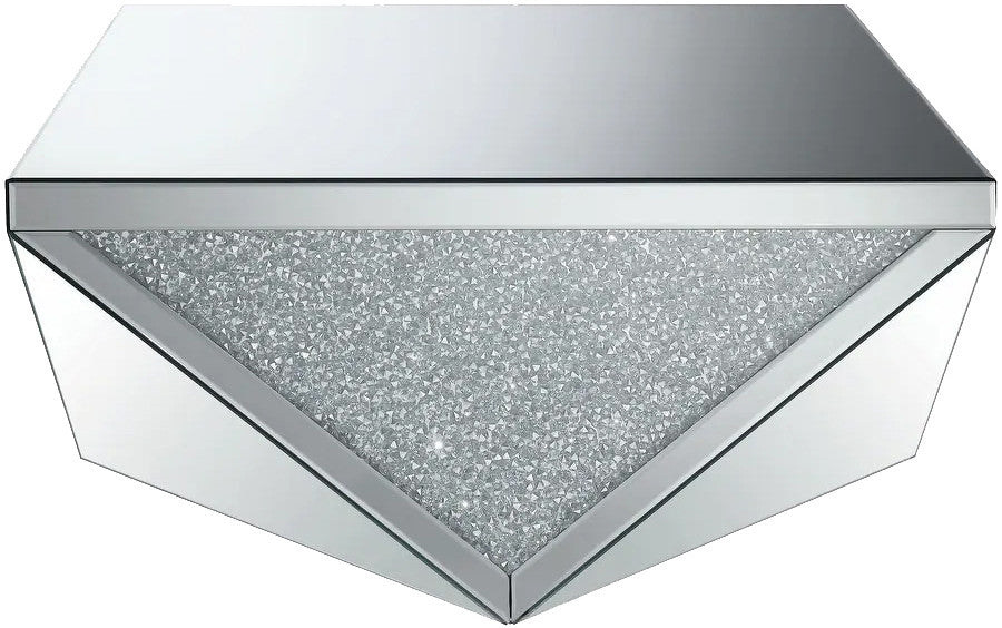 YEZENIA Mirrored 39" Wide Coffee Table