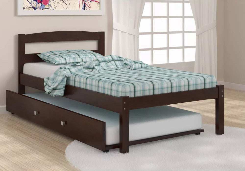 YUNA Platform Bed with Trundle