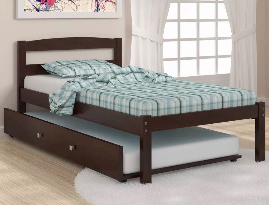 YUNA Platform Bed with Trundle