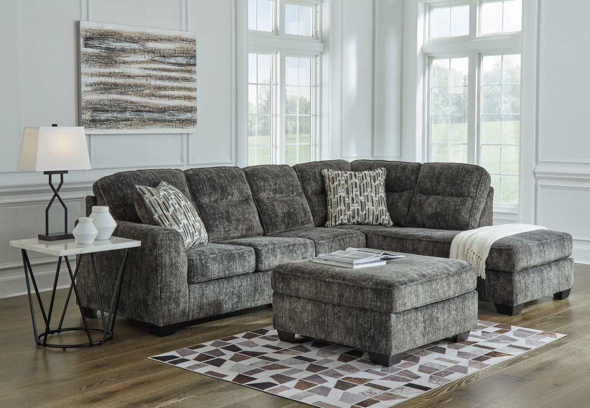 ZEKKI Gray Velvety 37" x 37" Ottoman