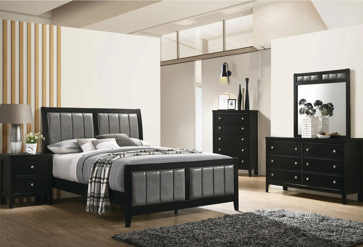 Zade Black Bedroom Set