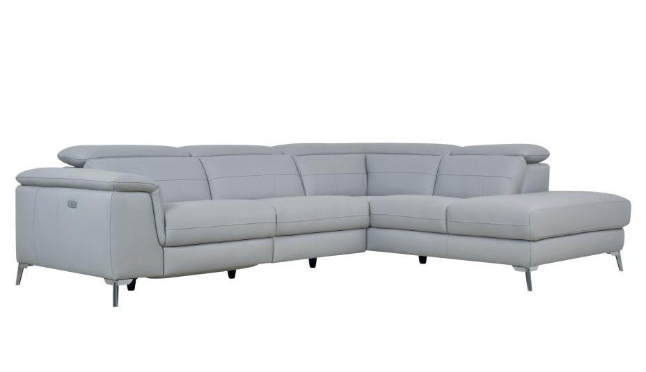 ZAHARA Gray Powered Reclining Sectional