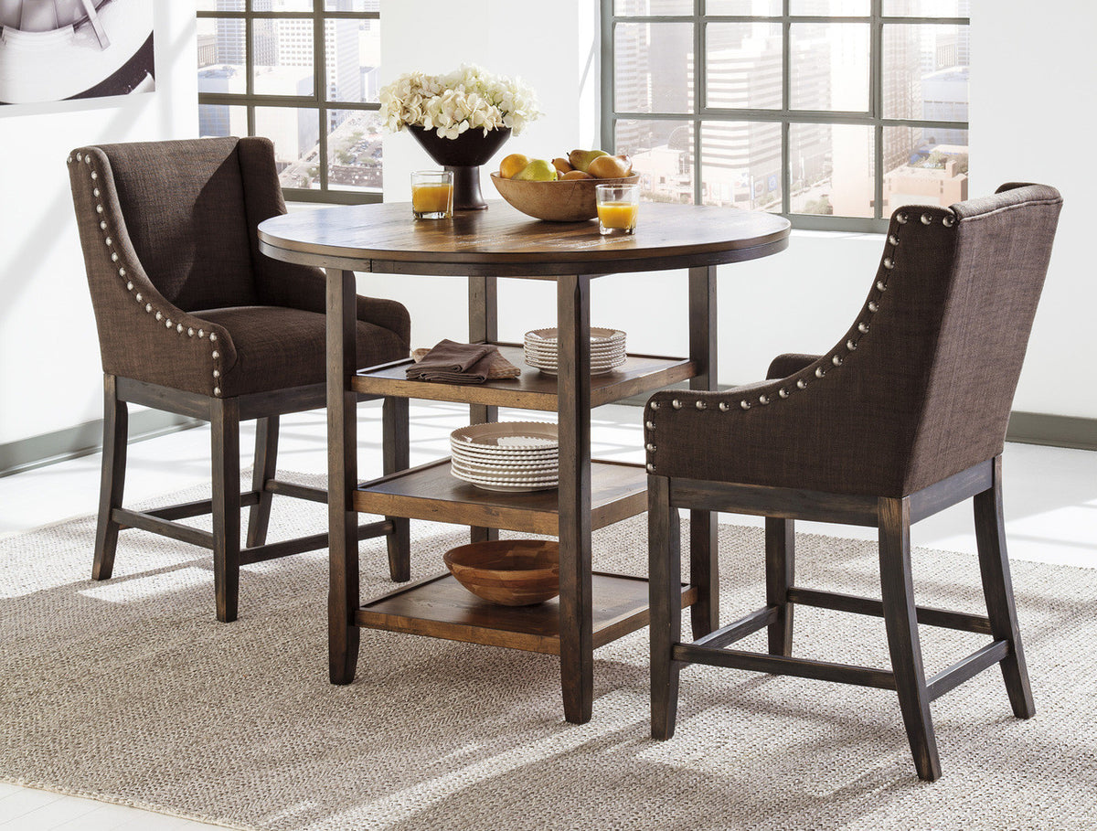 Zophie Brown 3 Pc Counter Set