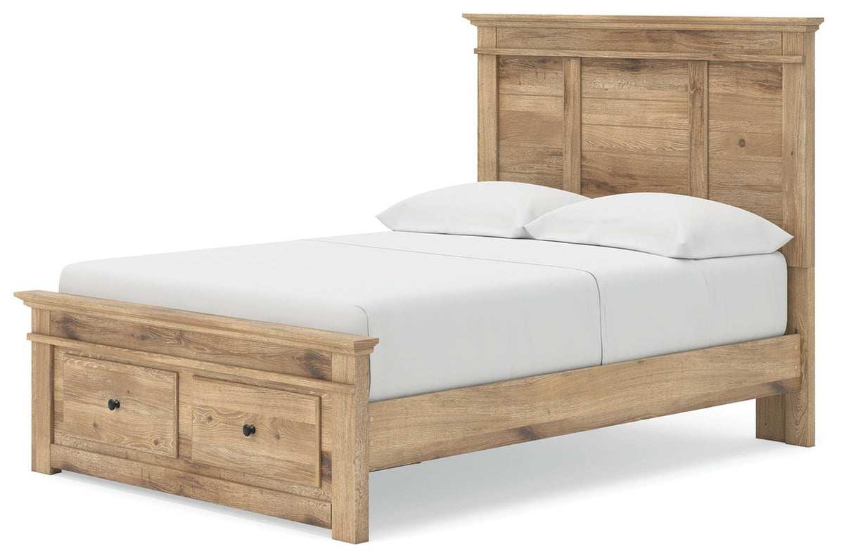 Makidern - Panel Storage Bed